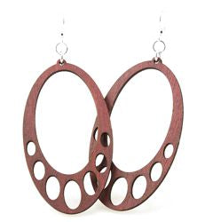 Hanging Oval Earrings # 1046