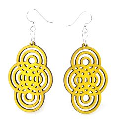 Overlapping Circle Earrings # 1050