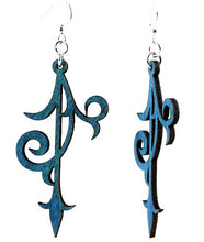 Load image into Gallery viewer, Scroll Ornament Earrings # 1056
