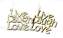 Load image into Gallery viewer, Live Laugh Love Earrings # 1057
