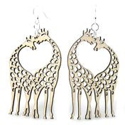 Load image into Gallery viewer, Giraffe Heart Earrings # 1069
