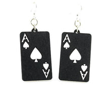 Load image into Gallery viewer, Ace of Spade Earrings # 1084
