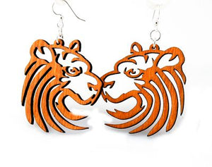 Tiger Earrings # 1094
