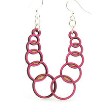 Load image into Gallery viewer, Venn Circles Earrings # 1095
