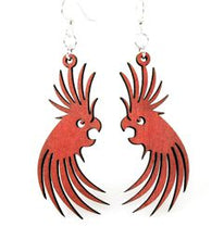 Load image into Gallery viewer, Cockatoo Earrings # 1101
