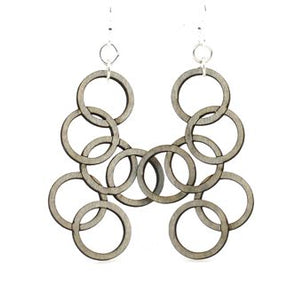 Interlocking Circle Earrings # 1123