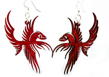 Phoenix Bird Earrings # 1155