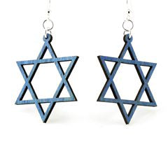 Jewish Star Earrings # 1174