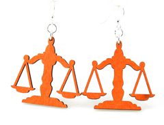 Scale of Judicial Balance Earrings # 1176