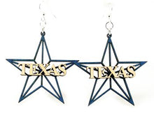 Load image into Gallery viewer, Texas Star Earrings # 1185
