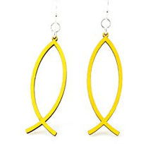 Load image into Gallery viewer, Fish Icon Earrings # 1190
