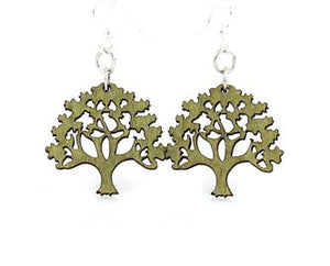 Oak Tree Earrings # 1218