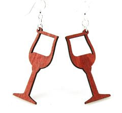 Wine Glass Earrings # 1221