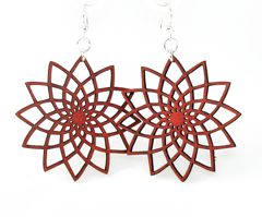 Star Flower Earrings # 1234