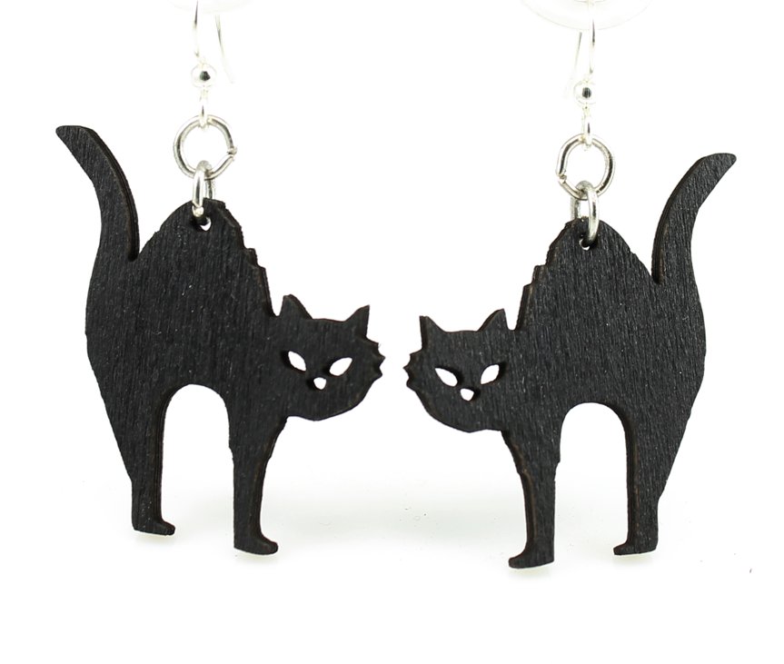 Halloween Cat Earrings # 1247