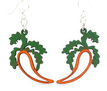 Load image into Gallery viewer, Carrot Earrings # 1252
