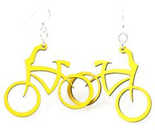 Load image into Gallery viewer, Bicycle Earrings # 1264

