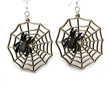 Load image into Gallery viewer, Spider Web Earrings # 1277

