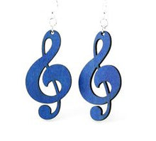 Load image into Gallery viewer, Treble Clef Earrings # 1303
