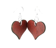 Load image into Gallery viewer, Small Solid Heart Earrings # 1338
