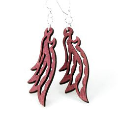 Feathered Dangle Earrings # 1341
