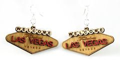 Las Vegas Sign Earrings # 1347
