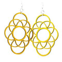 Load image into Gallery viewer, Long Circle Oblong Earrings # 1378
