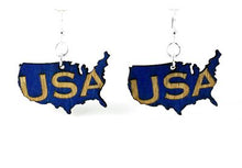 Load image into Gallery viewer, USA Country Earrings# 1437
