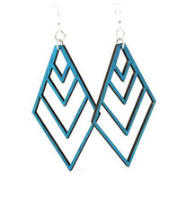 Load image into Gallery viewer, Upside-down Fountain Pyramid Earrings # 1450
