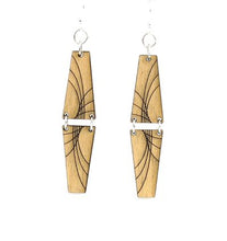 Load image into Gallery viewer, Mirror Pyramid Earrings # 1458
