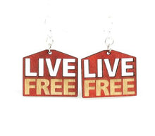 Load image into Gallery viewer, Live Free Earrings # 1460
