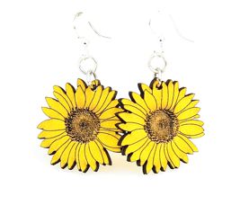 Detailed Sunflower Earrings # 1475