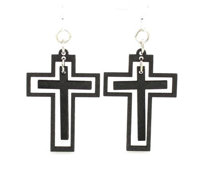Traditional Cross Earrings #1498