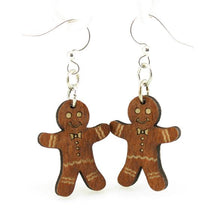Load image into Gallery viewer, Gingerbread Man Earrings #1504
