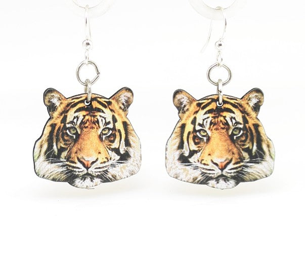 Detailed Tiger Earrings #1520