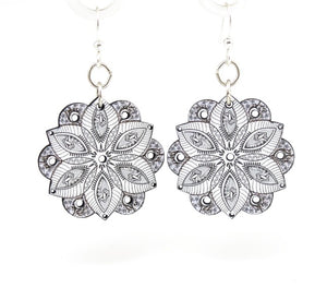 Black and White Lace Earrings #1522