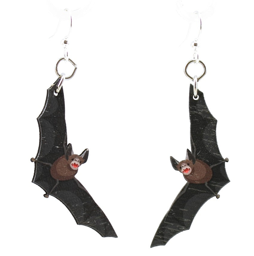 Spooky Bat Earrings #1589