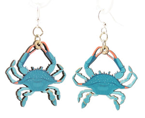 Blue Crab Earrings #1590