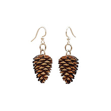 Load image into Gallery viewer, Pine Cone Earrings #1622
