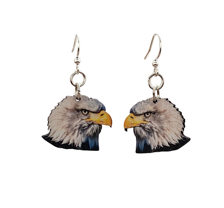 Vibrant Eagle Earrings #1627