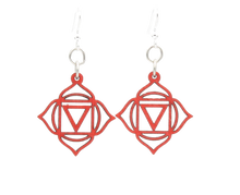 Load image into Gallery viewer, Muladhara Chakra Earrings #1636
