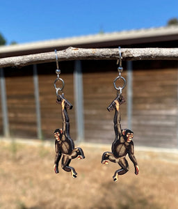 Chimpanzee Earrings #1690