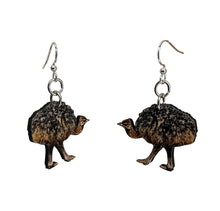 Load image into Gallery viewer, Baby Ostrich Earrings #1716

