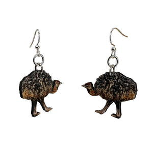 Baby Ostrich Earrings #1716