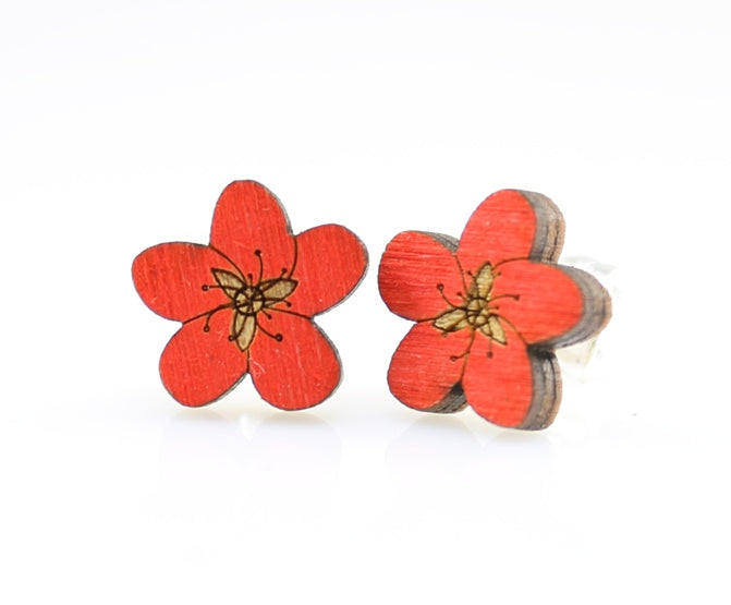 Cherry Blossom Stud Earrings #3024