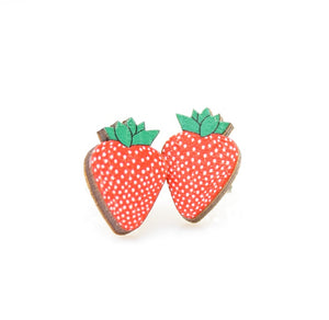 Strawberry Stud Earrings #3034