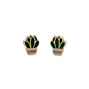 Succulent Stud Earrings #3042