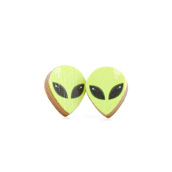 Alien Stud Earrings #3043