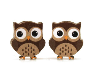 Owl Stud Earrings #3071