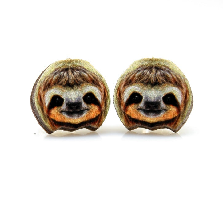 Sloth Stud Earrings #3082